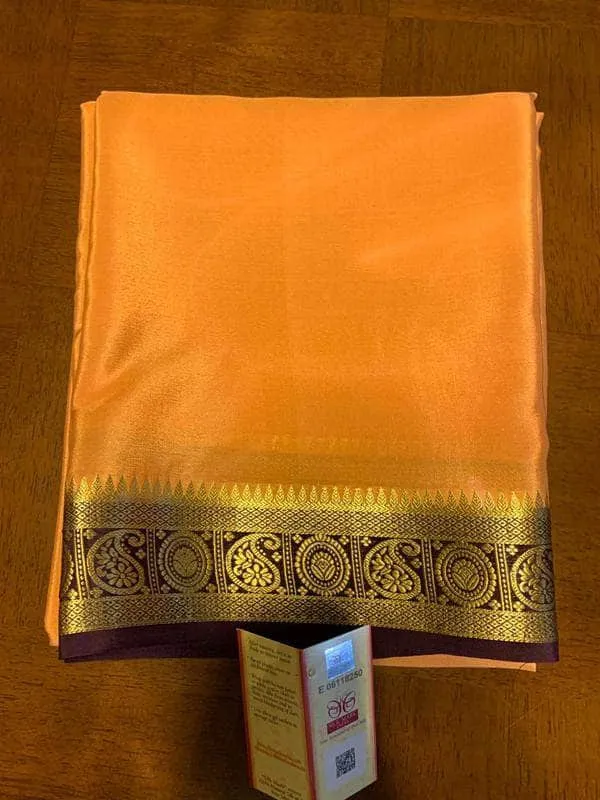 100Grm Thickness Designer South Silk Saree
