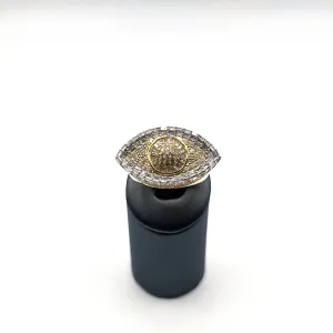 10KT DIAMOND EYE RING