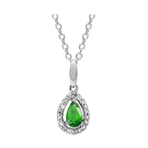 10KT White Gold & Diamond Classic Book Price Point Neckwear Pendant  - 1/10 ctw