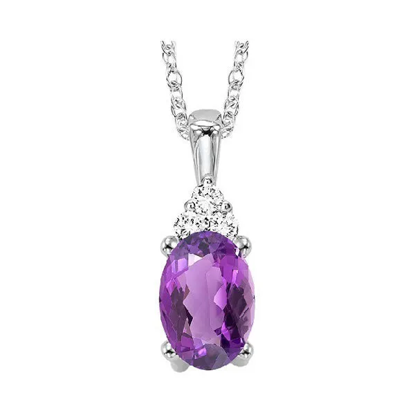 10KT White Gold & Diamond Stunning Neckwear Pendant   - 1/10 ctw