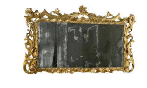 18th Century Carved Gilt Overmantel Mirror