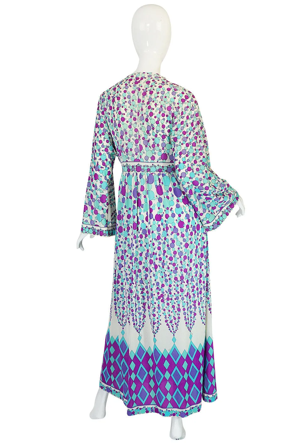 1960s Emilio Pucci for Formfit Nylon Caftan Dress