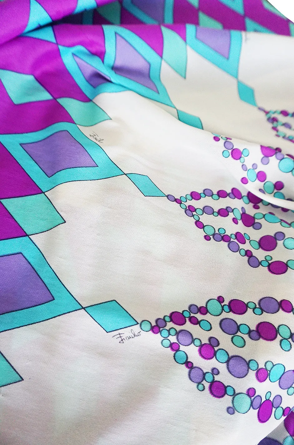 1960s Emilio Pucci for Formfit Nylon Caftan Dress