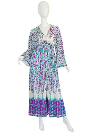 1960s Emilio Pucci for Formfit Nylon Caftan Dress