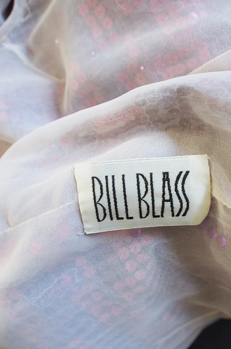 1960s Irredescent Sequin Bill Blass Gown