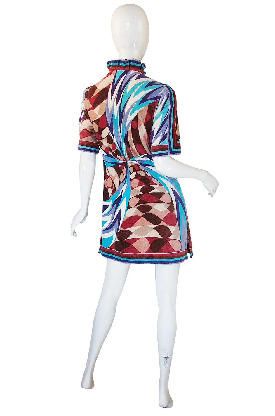 1960s Pucci Terry Cloth Mini Dress or Cover Up