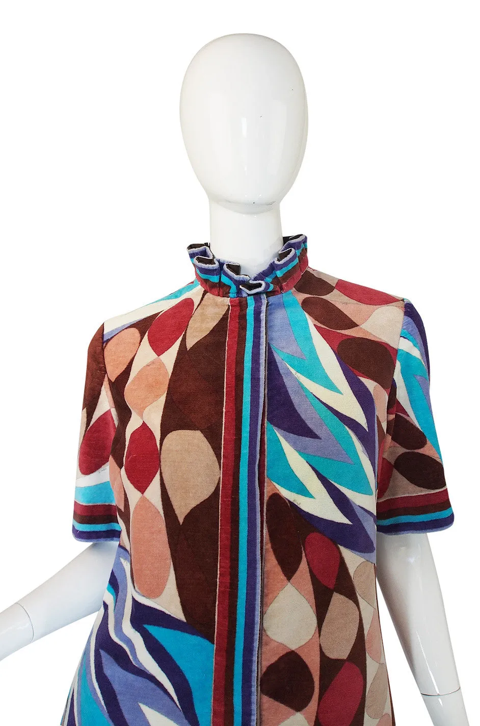 1960s Pucci Terry Cloth Mini Dress or Cover Up