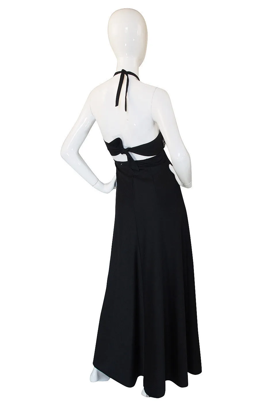 1970s Pierre Balmain Sequin Jersey Dress