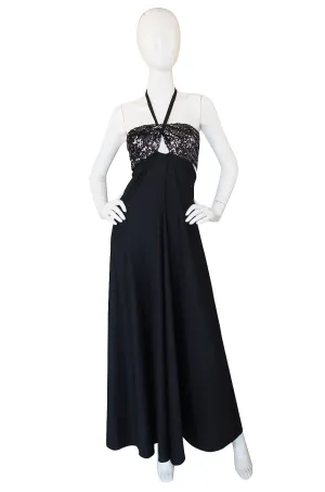 1970s Pierre Balmain Sequin Jersey Dress