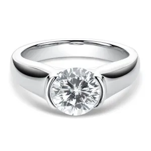 2.0 ct Round Cut Diamond Elegant Engagement Ring