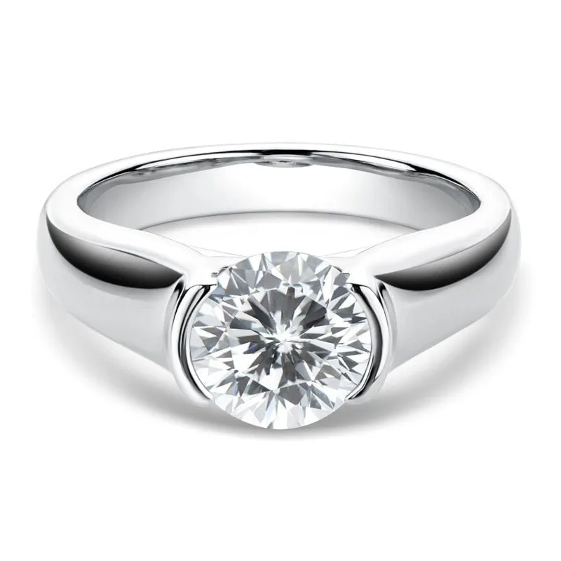 2.0 ct Round Cut Diamond Elegant Engagement Ring