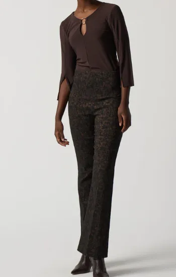 233283 pant-blk/brown : 6