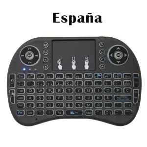 2.4G Air Mouse with Touchpad Wireless Keyboard i8 Multilanguage Backlit Mini Wireless Keyboard for PC Android TV Box English Spanish French Portuguese & more