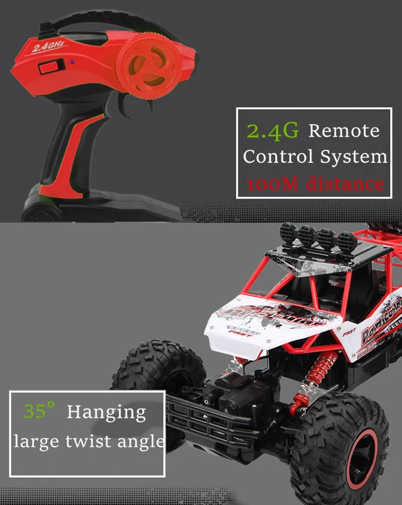 2.4Ghz Remote Control 4WD High Speed Monster Truck