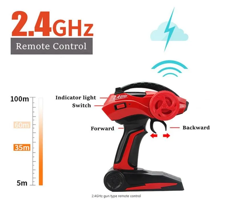 2.4Ghz Remote Control 4WD High Speed Monster Truck