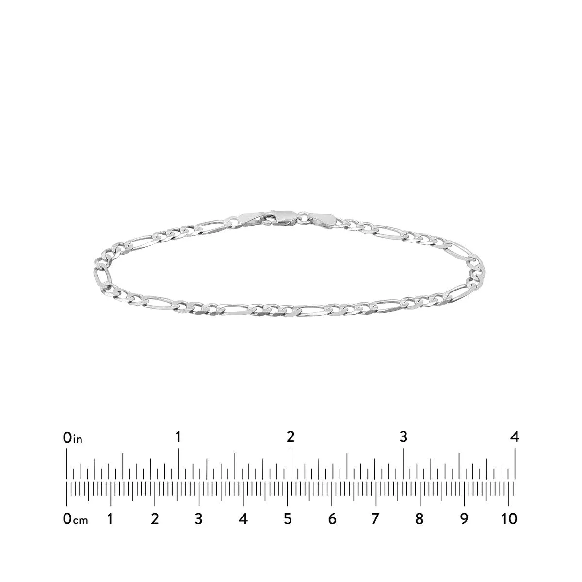 3.90mm Figaro Chain with Lobster Lock