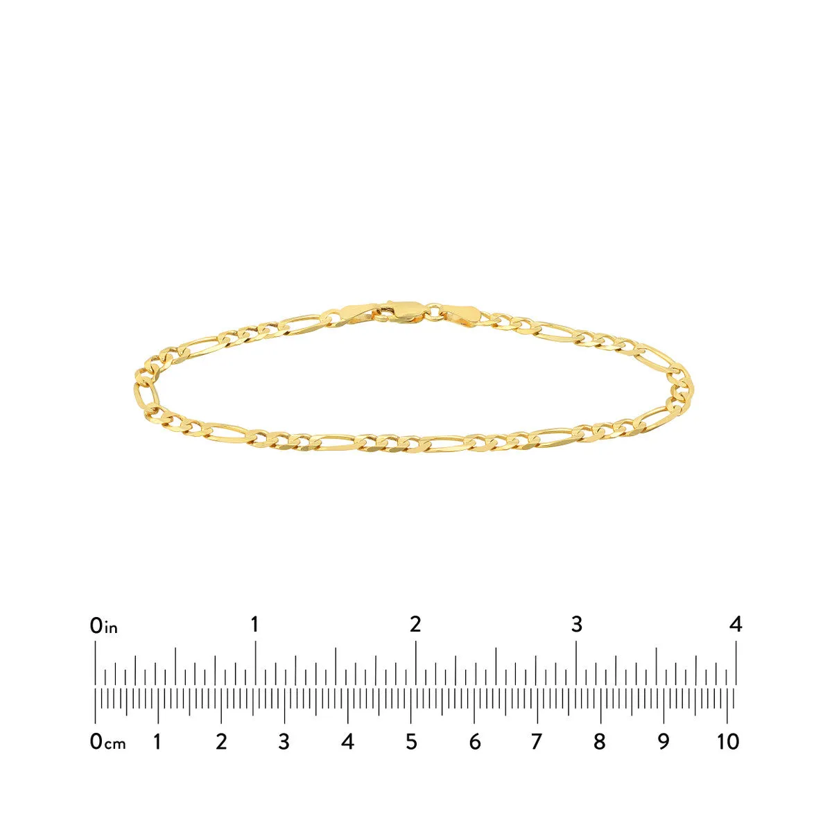 3.90mm Figaro Chain with Lobster Lock