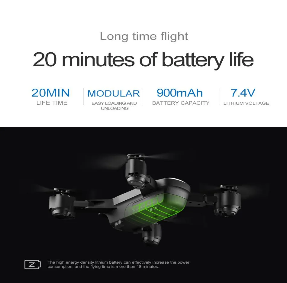 3D RC WiFi Racing Drone with 1080P HD Wide Angle Camera