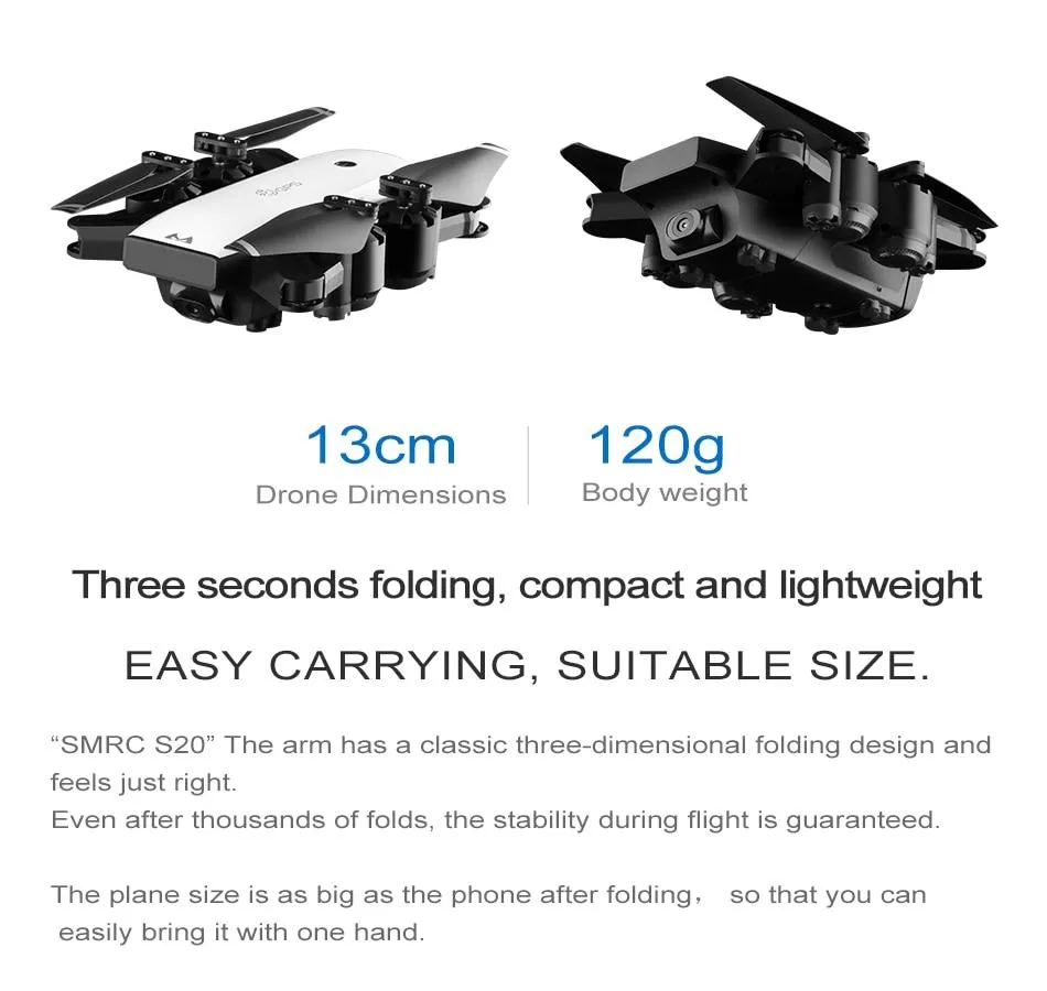 3D RC WiFi Racing Drone with 1080P HD Wide Angle Camera