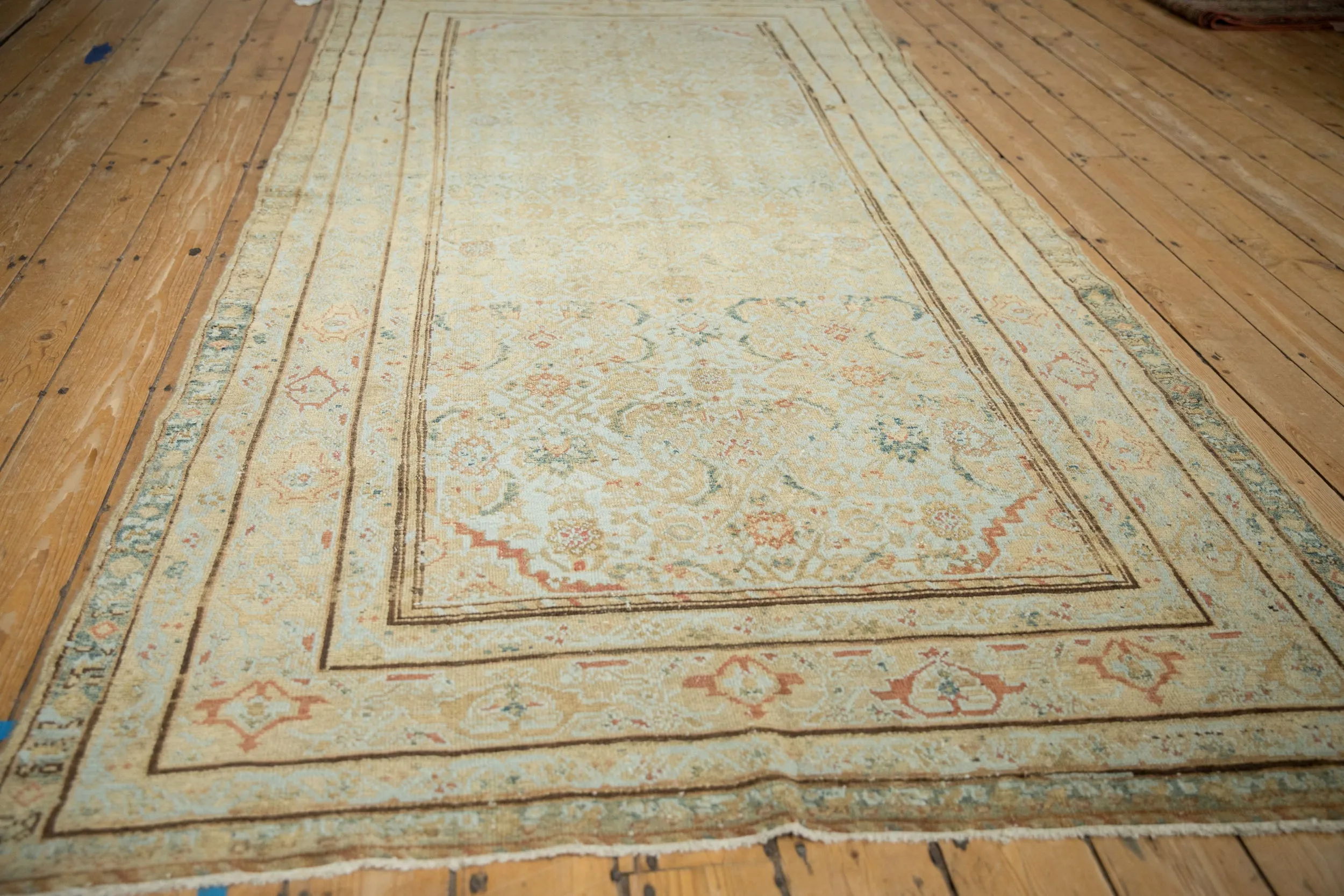 5x9.5 Antique Distressed Malayer Carpet