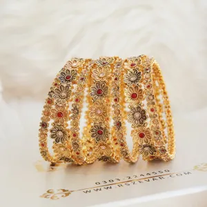 7 Pieces Zevar Designer Bangles