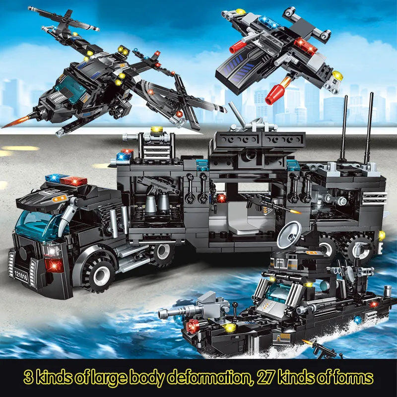715pcs Kids Craft Car Building Blocks Leggo Toys
