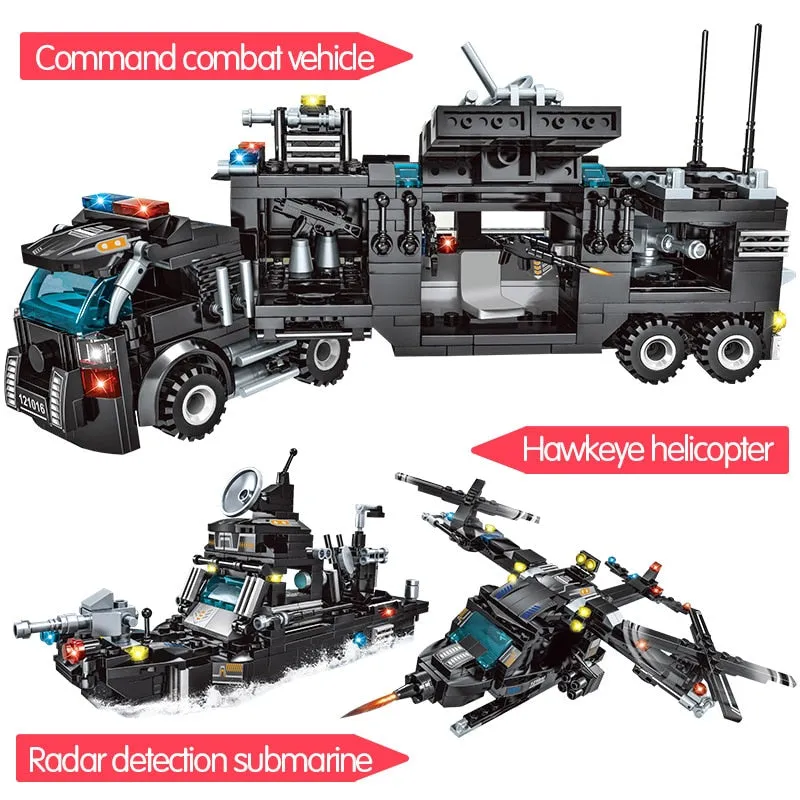 715pcs Kids Craft Car Building Blocks Leggo Toys