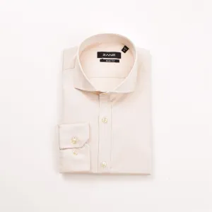 880216 Italian Collar Cream Shirt