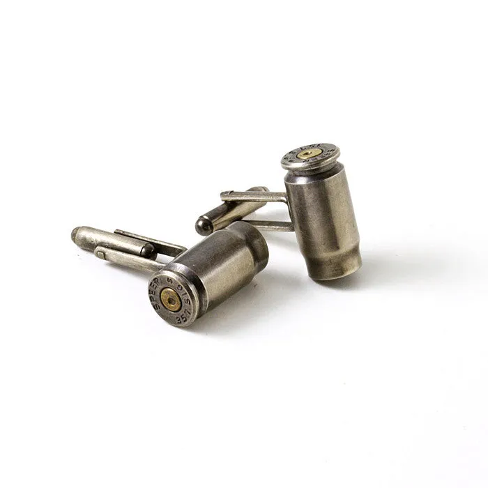 9mm Bullet Cufflinks