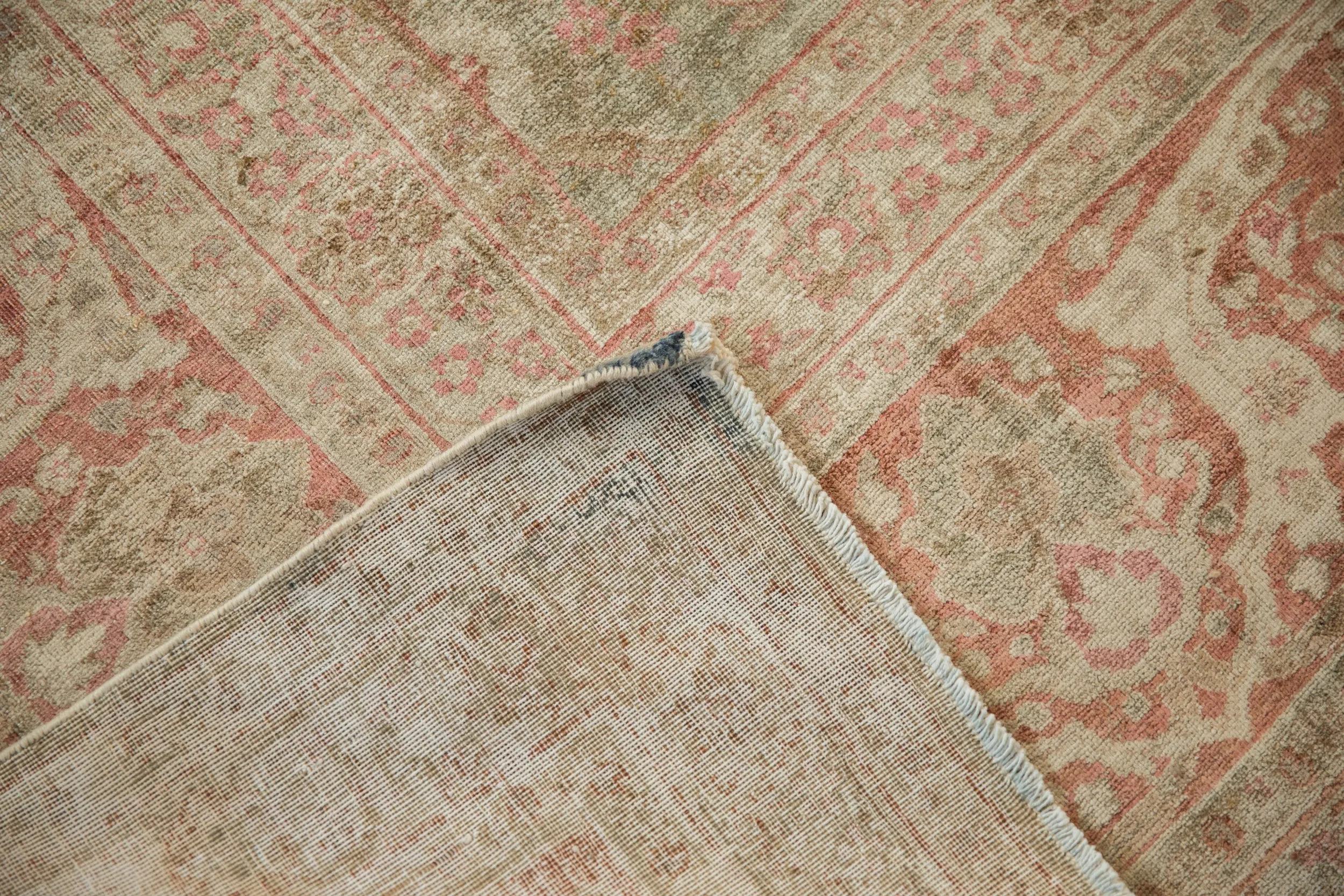 9x11.5 Antique Distressed Kerman Carpet