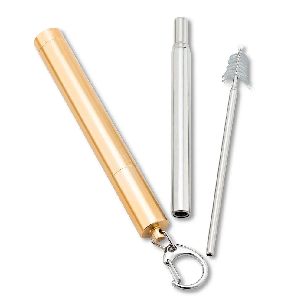 ABBOTT- STAWS COLLAPSING W/BRUSH/GOLD TUBE
