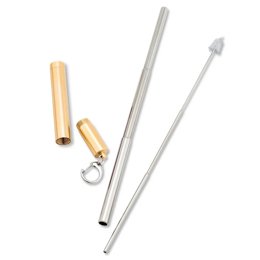 ABBOTT- STAWS COLLAPSING W/BRUSH/GOLD TUBE