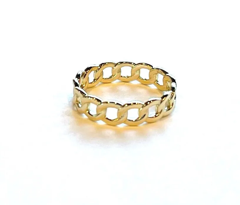 Alina Chain Link Eternity Band