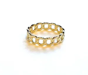 Alina Chain Link Eternity Band