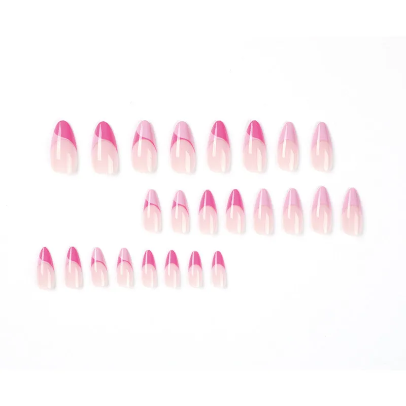 Almond pinky in french pinks