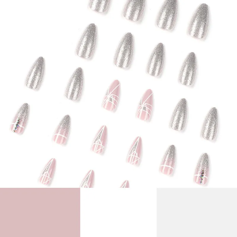 Almond sliver gradual prints