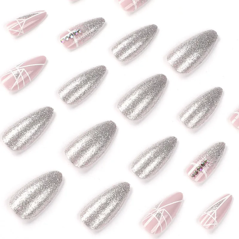 Almond sliver gradual prints