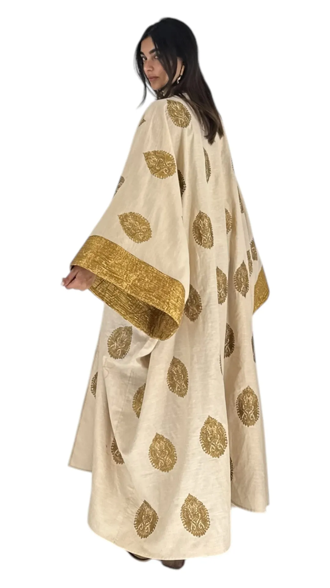 Angelica cream abaya