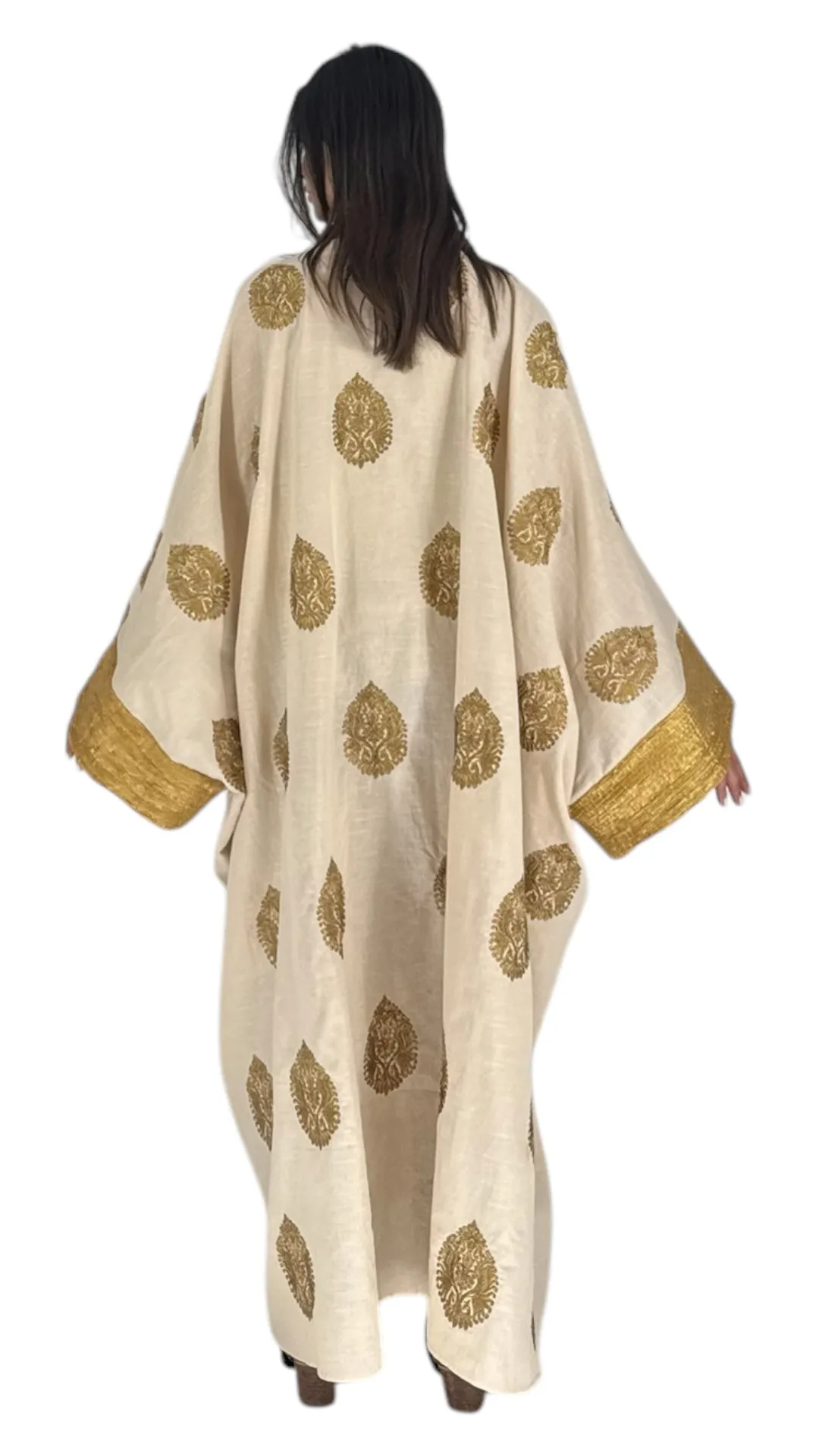 Angelica cream abaya