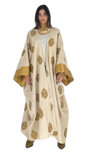 Angelica cream abaya