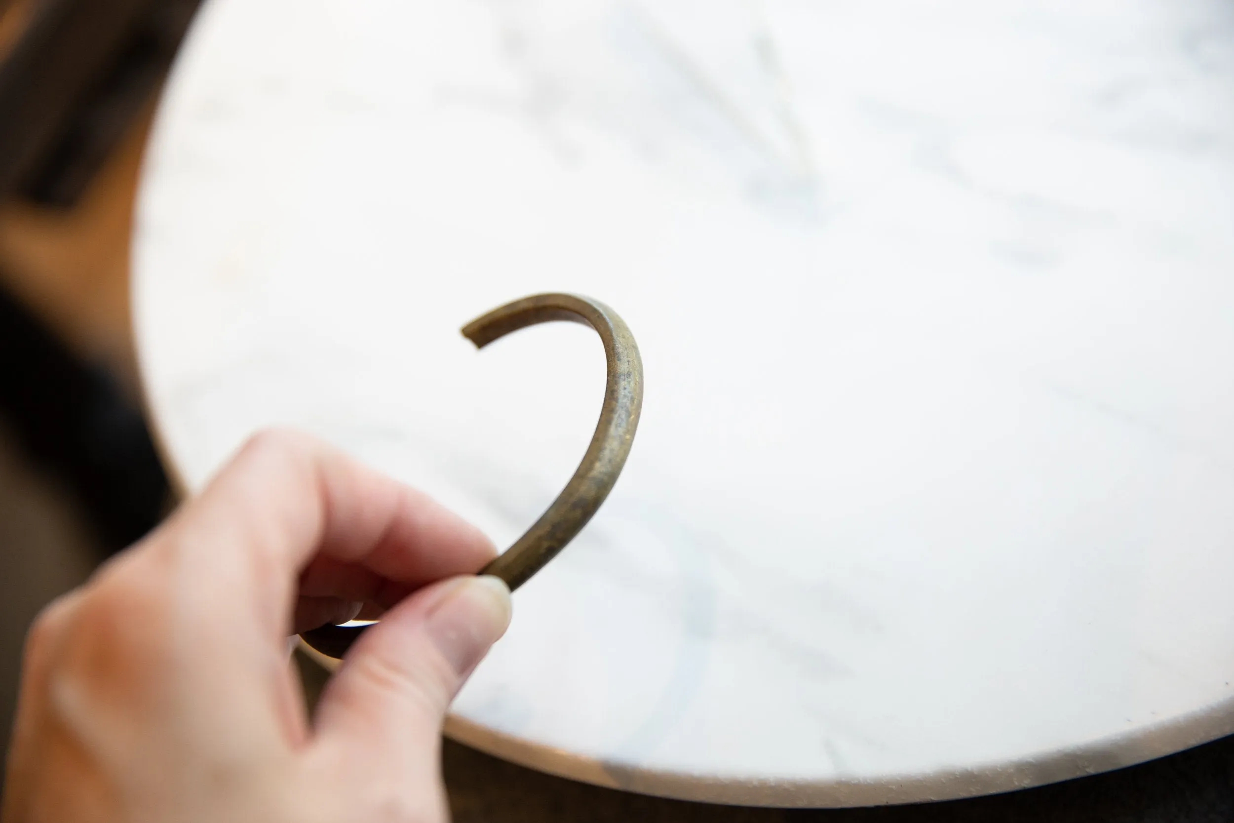 Antique African Bronze Cuff Bracelet