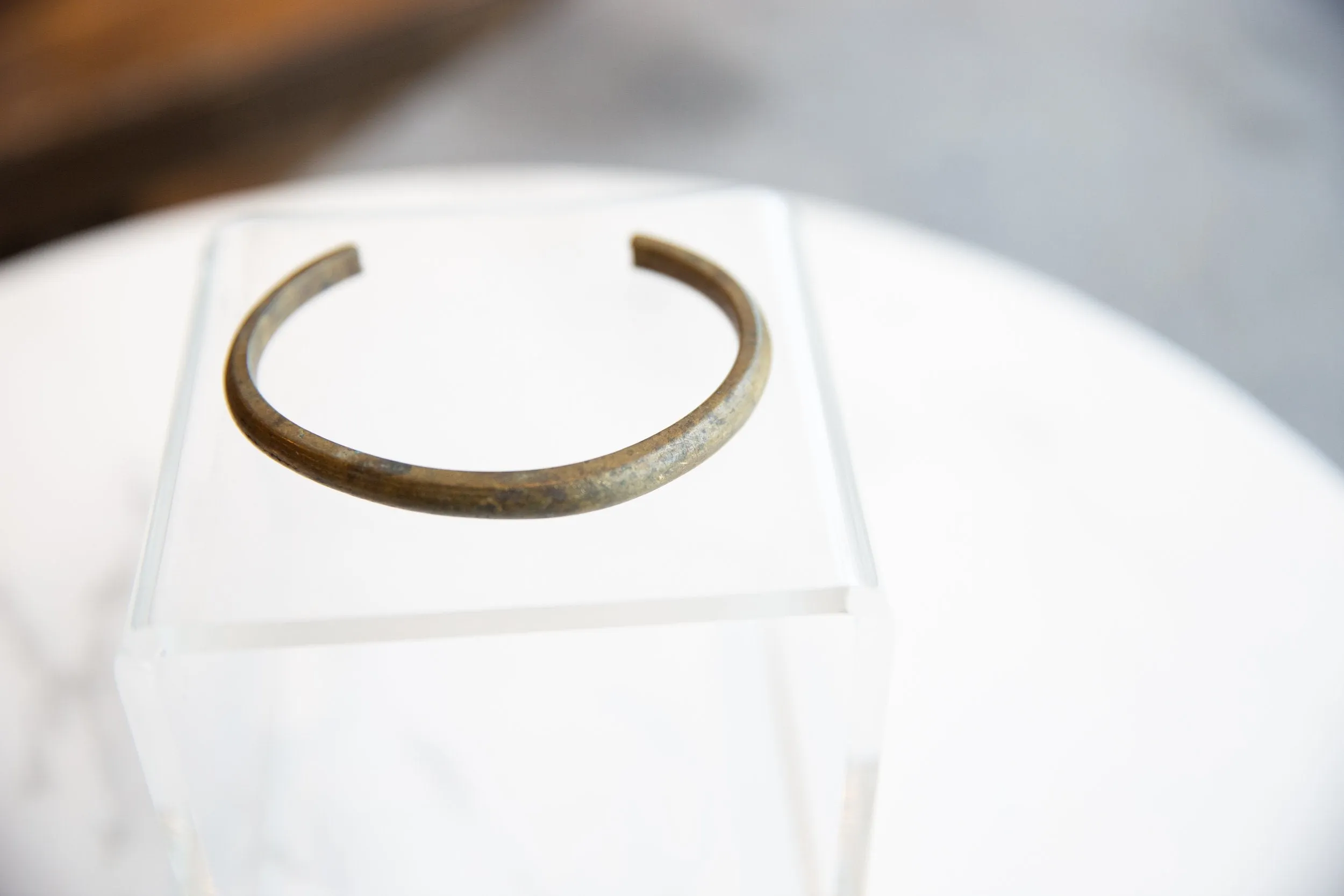 Antique African Bronze Cuff Bracelet