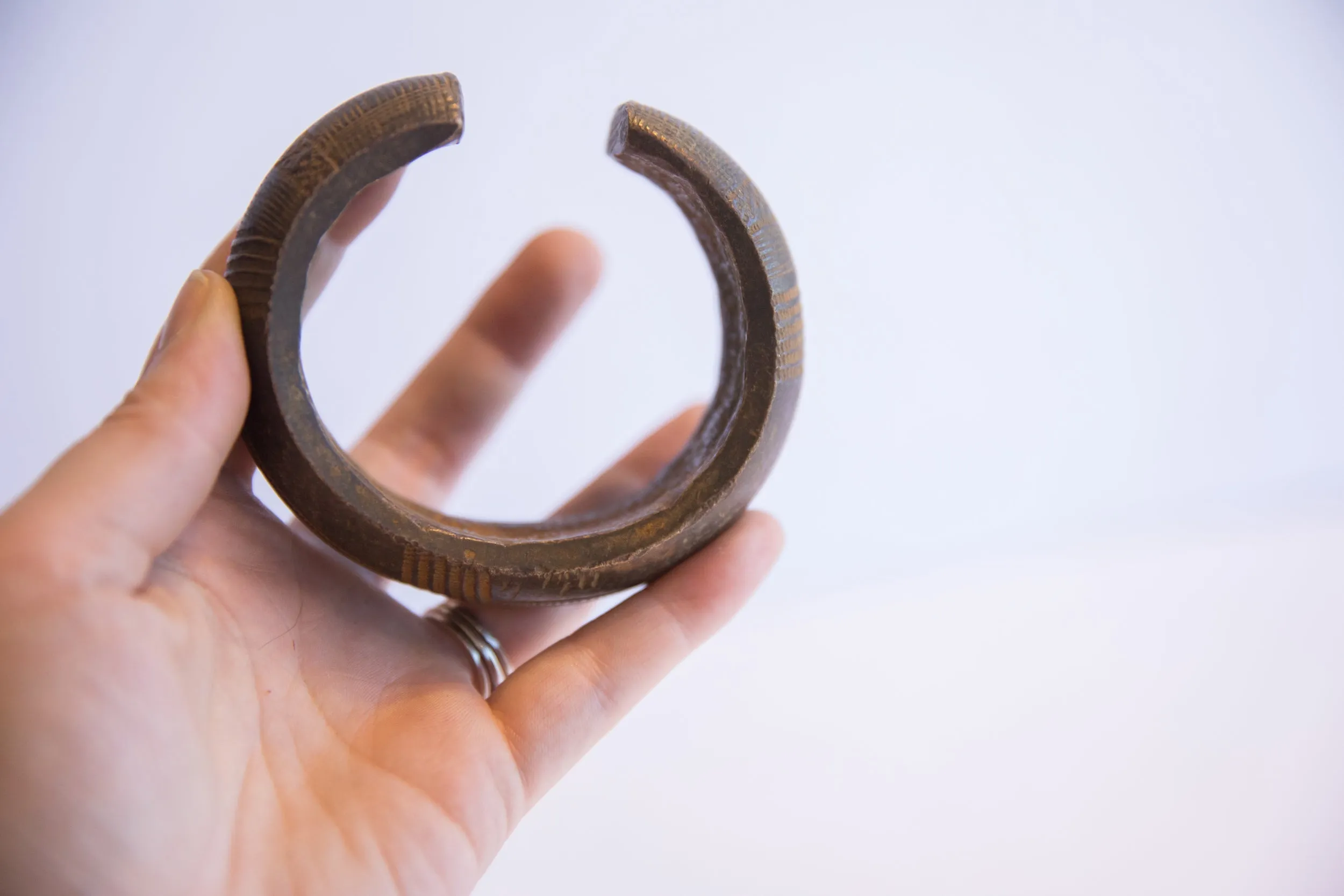 Antique African Heavy Cuff Bracelet