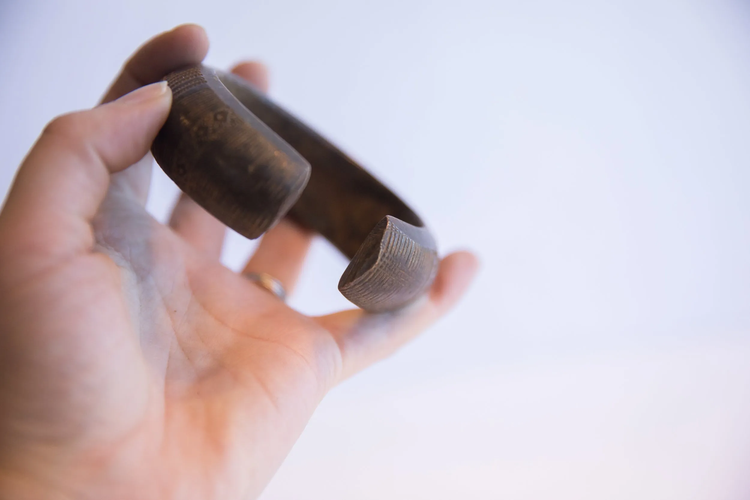Antique African Heavy Cuff Bracelet