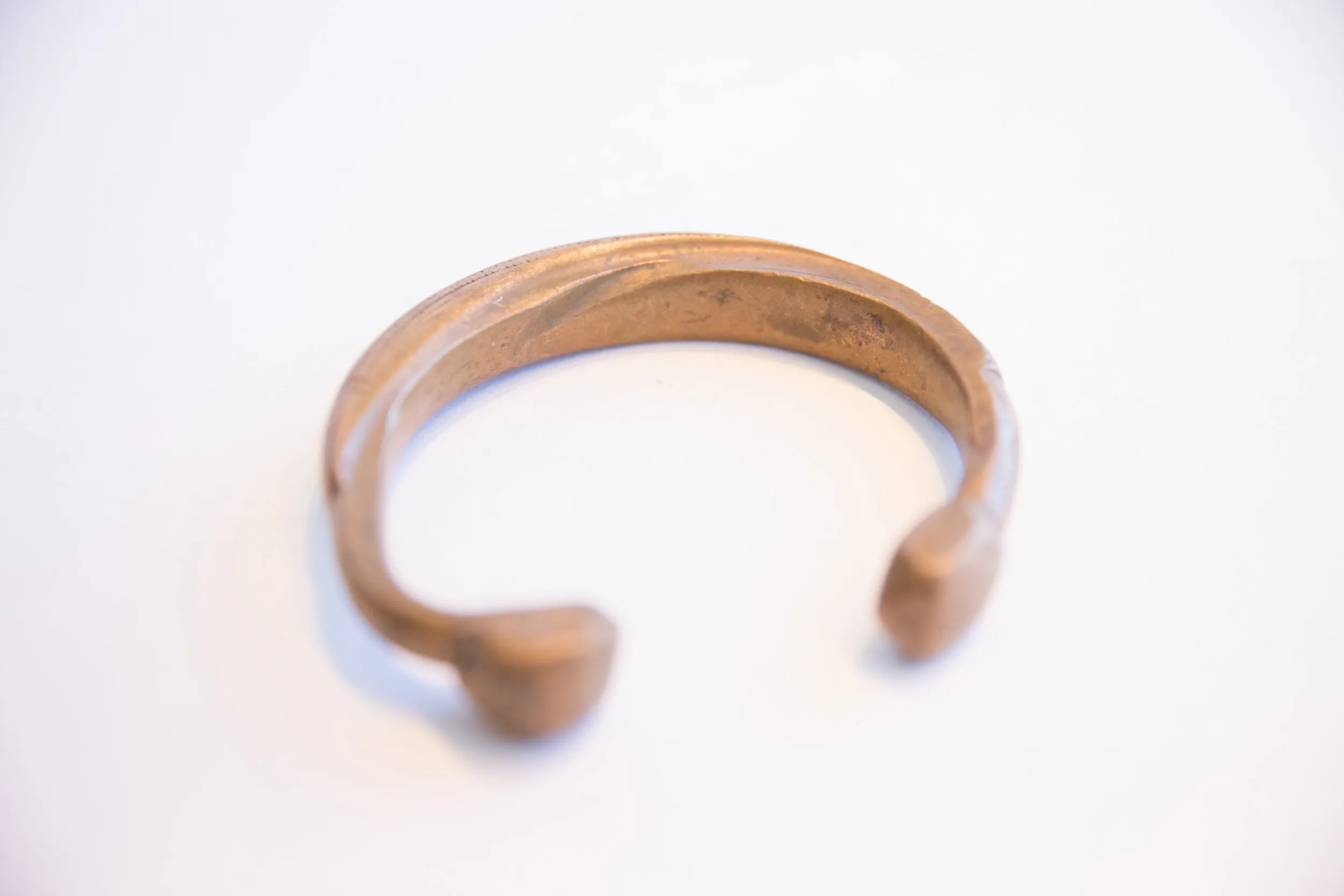 Antique African Snake Cuff Bracelet