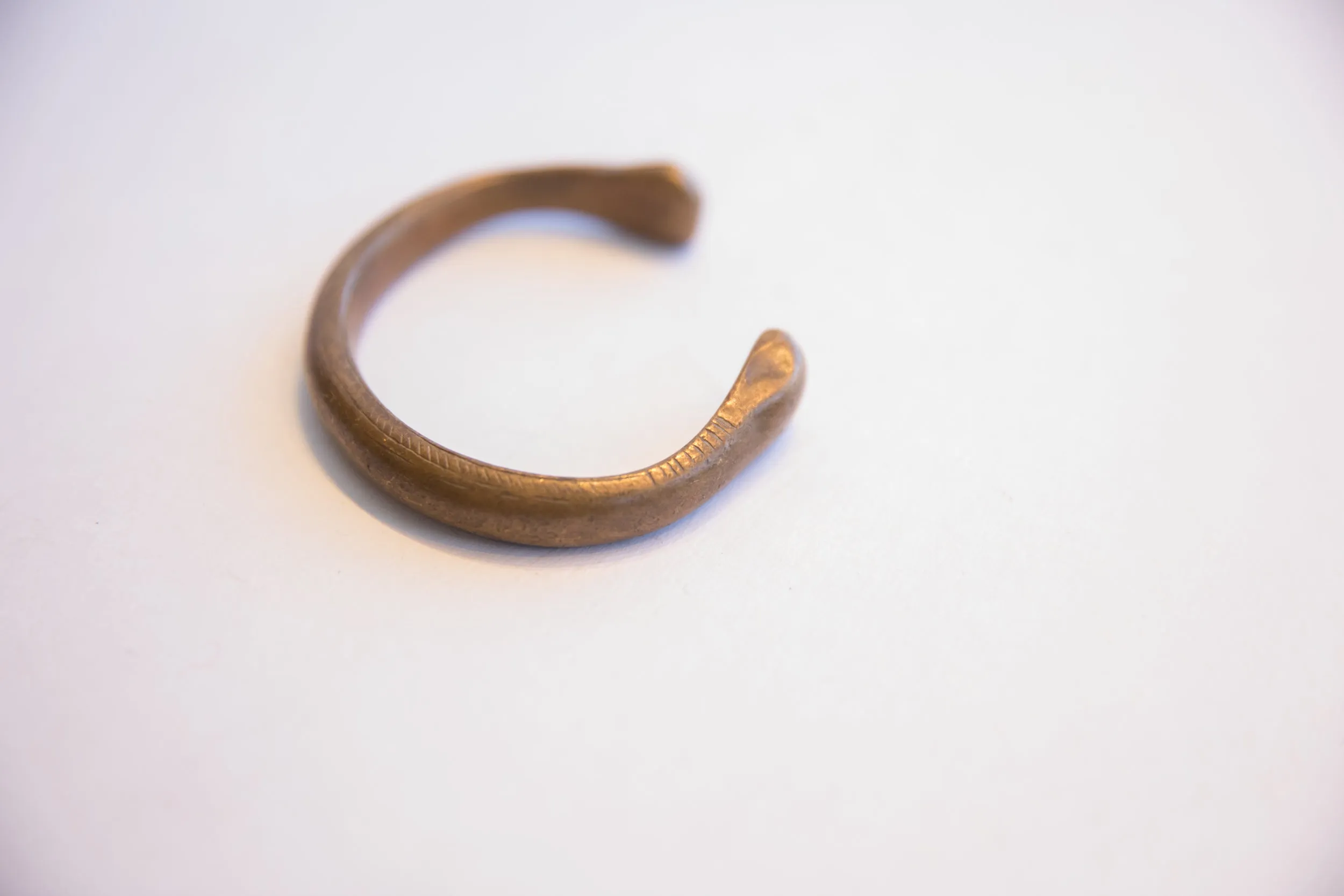 Antique African Snake Cuff Bracelet