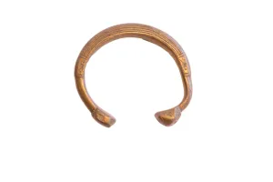 Antique African Snake Cuff Bracelet