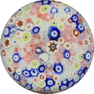 Antique Bacchus Closepack Colorful Complex Millefiori in Staves