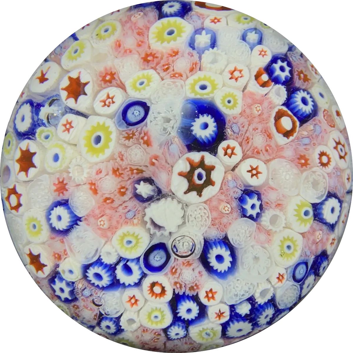 Antique Bacchus Closepack Colorful Complex Millefiori in Staves