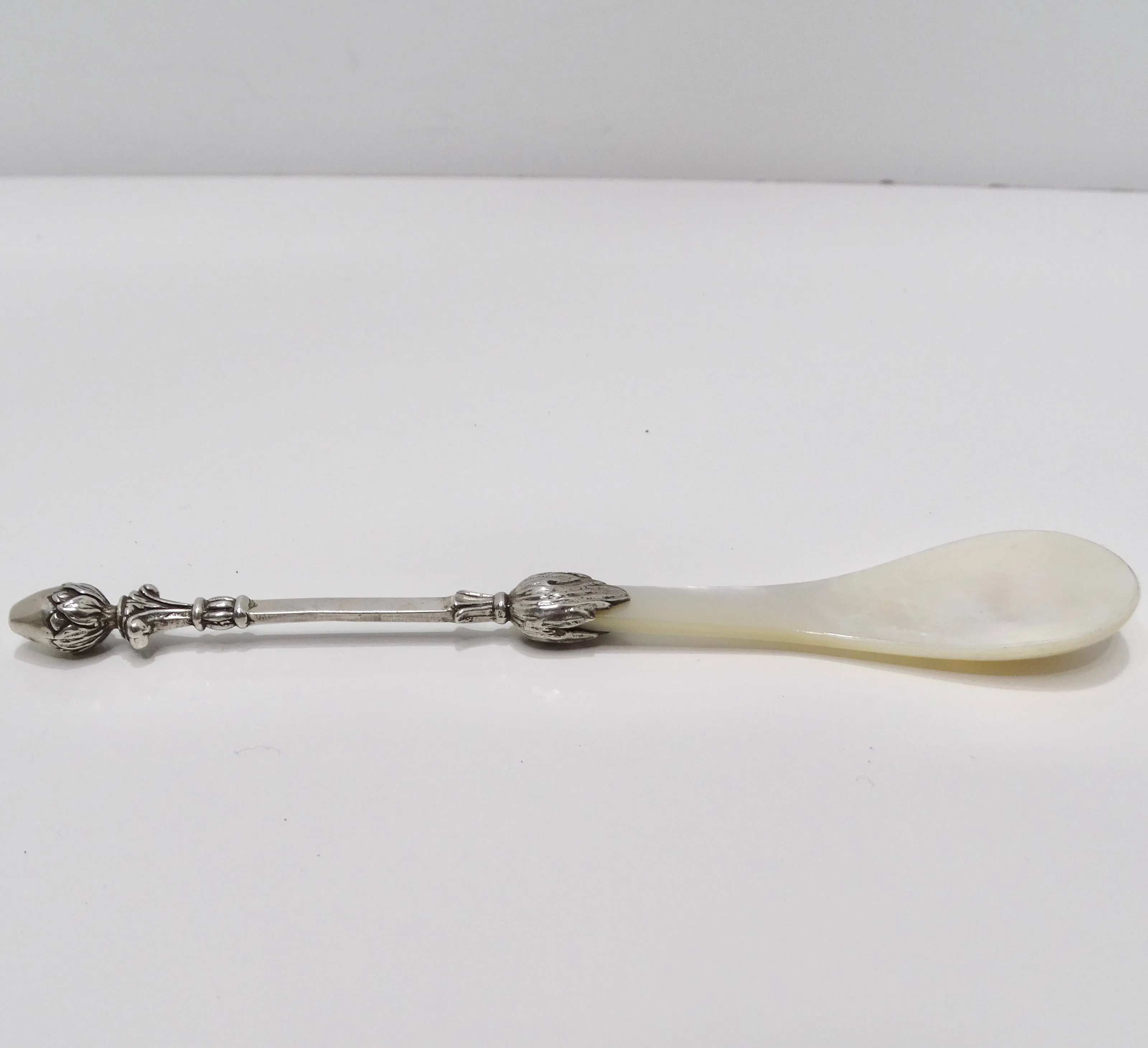 Antique Christoph Widmann 925 Silver Shell Spoon